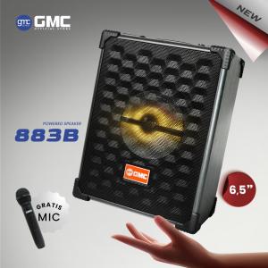 SPEAKER GMC 883A Speaker Portable Amplimeeting Bluetooth 65 Inch Free 1 Mic wearless