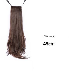 Tóc giả cột thẳng dài cúp đuôi 45cm mềm mượt phong cách Hàn Quốc cho nữ- PHỤ KIỆN RYRY
