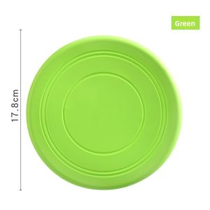 Dog Training Frisbee Bee Pattern Dog Frisbee Durable Non-Toxic Dog Toy Outdoor Training Dog Supplies Floating Toss Toy Soft Rubber durable-look pet flying disc outdoor fetch and training toy
