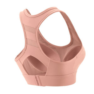 Premium Quality High Support Shock-proof Integrated Sports Bralette Bra Womens Fixed Chest Pad Yoga Fitness Thin Breathable Bra