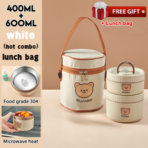 Higher home 304 stainless steel lunch box sealed food storage box insulated food container lunch box set
