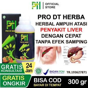 Obat liver perut bengkak herbal alami liver asam lambung pembengkakan hati kronis ringan hepatitis A B Dan C dewasa anak penyakit kuning pro dt herba original
