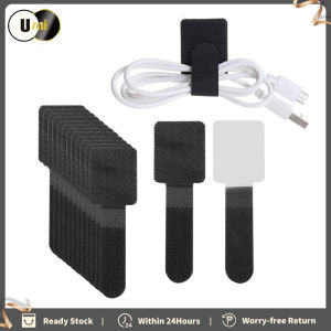 30PCS Magic Patch Straps Self-Adhesive Interlocking Tape Cable Ties Adhesive Adjustable Wire Organizer