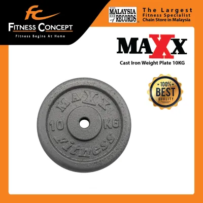 Fitness Concept: Cast Iron Weight Plate 10Kg