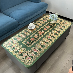 Taplak Meja Ukuran 60x120cm/45×90cm / Taplak Meja Bahan PVC / Taplak Meja Anti Minyak Air  / Taplak Meja Motif Mewah/ Taplak PVC Modern D9-123C