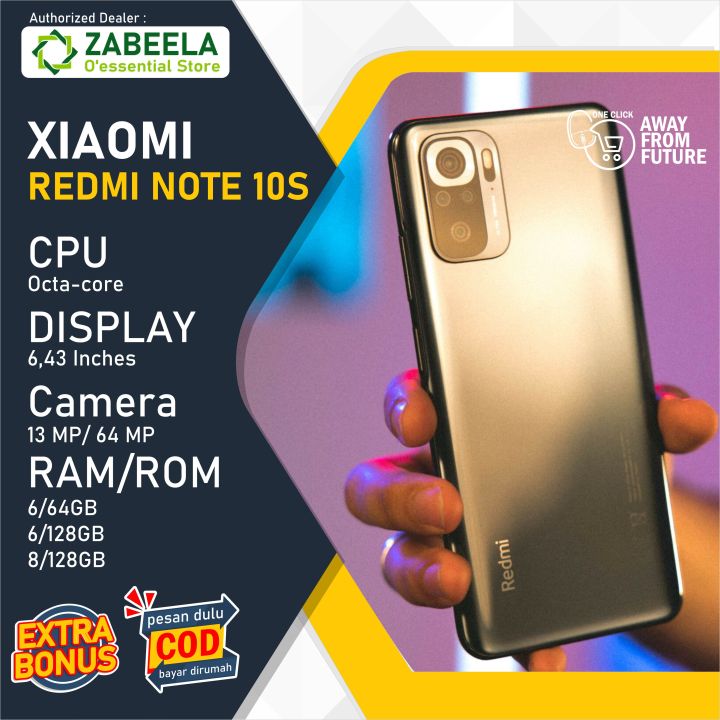 Xiaomi Redmi Note 10S 8/128 [Ram 8gb Rom 128] Garansi Resmi