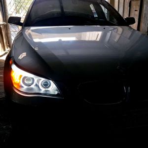 BMW E60 Projector CCFL Angel eyes Halo rings Led DRL and signal light Canbus type error free Sonar original
