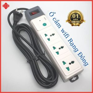 Ổ Cắm Thông Minh 10A - Ổ Cắm Wifi Rạng Đông 2500W - Chức Năng Hẹn Giờ Điều Khiển Từ Xa Dây dài 3m-5m - Bảo Hành 2 Năm