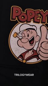 ✅ TRILOGY TRF 0321 - Like Popeye The Sailorman - Cartoon Comic T-shirt Dzirt .C