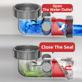Kitchen Sink Drain Pipe Fittings Single Tank Set Sink Anti Odor Universal Drain Pipe Complete Set单槽套装. 