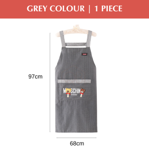 Hang Neck Apron Cotton bib apron household kitchen Cafe Restaurant apron Cute cartoon Apron With Pocket Epron 围裙