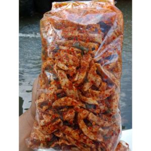 basreng stik renyah gurih keriuk pedas extra aroma daun jeruk