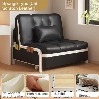 CraftedLiving SG-Single Sofa Bed Lazy Sofa Sofa Bed Sofa Bed Foldable Single Sofa Living Room Chair