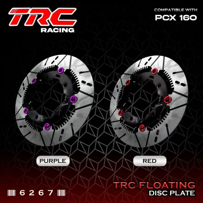 TRC CNC FLOADING FRONT DISC PLATE 5 HOLES (260MM) for PCX 160 6267