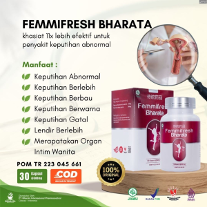 FEMIFRESH BHARATA Obat Herbal Keputihan Gatal Bau Lendir Berlebih Radang Ms V