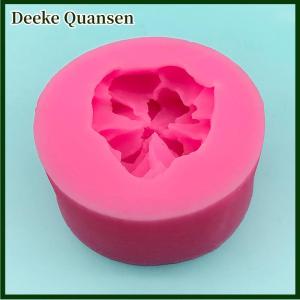 Deeke 1 cái đẹp hoa khuôn tự làm thạch cao nhựa nghệ thuật mềm Silicone fondant sô cô la khuôn xà phòng bánh trang trí dụng cụ nướng bánh