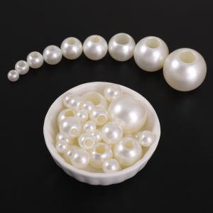 8-30mm ABS Imitation Pearl Beads With Straight Hole 2-200pcs/bag Multi Sizes Loose Spacer Beads DIY Making Necklace Materials h2610