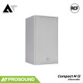 RCF COMPACT M 12 ลำโพงติดตั้งพาสซีฟ 2 ทาง 12 นิ้ว ตู้ไม้อัด 1200W Peak 8 Ohm  129dB AT Prosound. 