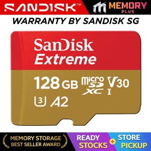 SanDisk Extreme microSD Card Full 4K V30 U3 UHS-I C10 100MB/s 32GB 170MB/s 64GB 190MB/s 128GB 256GB 512GB 1TB 2TB QXAF QXAH QXAA QXAV MemoryPlusSG