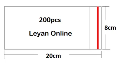 OPP Clear Transparent Plastic Packing Bag / 0PP自粘袋