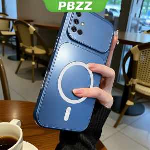 PBZZ Case for SAMSUNG a51 a71 a31 4G phone casing anxiety Softcase Silicone shockproof Cover new design aesthetic Magnetic Metal Paint Instantly Changes cute for girls Magnetic JSQBS22