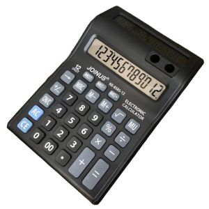 LIFE SHOPS Large Screen Display 12 Digits Calculator Stationery Dual Screen Finance Calculator Easy To Use Practical Mechanical Calculator Shopping Malls