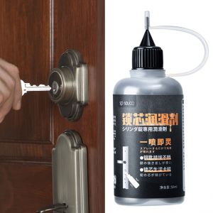 [SG SELLER]50ML Non-toxic Graphite Fine Lubricant Lock Cylinder Lubricant Multi-Purpose Graphite Powder Great for Doors & Windows