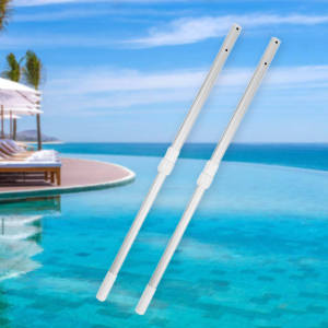 3m Telescopic pole Rod Swimming Pool Cleaning Tool Aluminum Alloy Clean Equipment Adjustable Portable Handheld