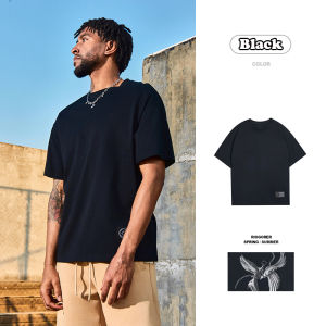 RIGORER Mens T-shirt Basketball Sports Tops Clothing Cotton Breathable Round Neck Casual Short Sleeves