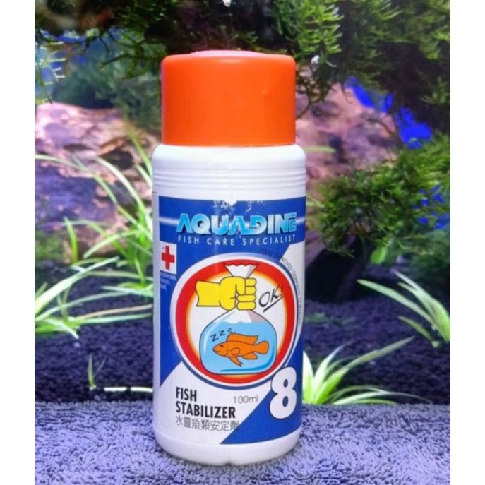 Picture of Aquadine Fish Stabilizer Medicine 100ml Aquarium Fish Tank Guppy Betta ...