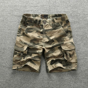 DAVIDSHAO EU US Size Luxury Streetwear Workwear Comfortable Outdoor Trendy Youth Summer Casual Camouflage Mens Shorts