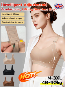 【Smart Adjustment】Comfortable Lifting Seamless Bra Seamless Rabbit Ear Bra Comfortable Breathable Supports Side Breast Tissue Lifts Shapes Large Breasts