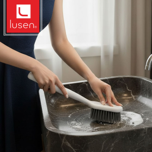 Bàn chải vệ sinh đa năng chổi cọ nhà tắm và giặt đồ giặt giày cao cấp. Lusen BT02