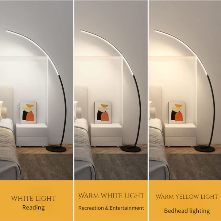 ZY-Life Minimalist Long Strip LED Floor Lamp Living Room Corner