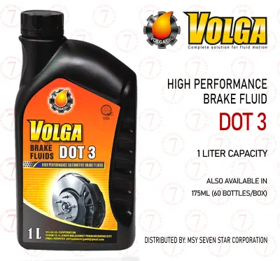 VOLGA BRAKE FLUID 1 Liter DOT 3