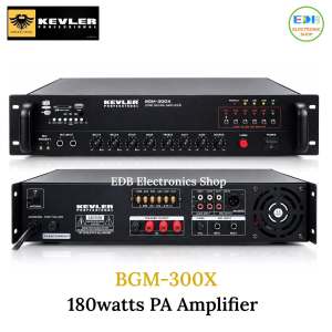 KEVLER PROFESSIONAL BGM-300X – 180W 5-ZONE MIXING AMPLIFIER PA Amplifier
