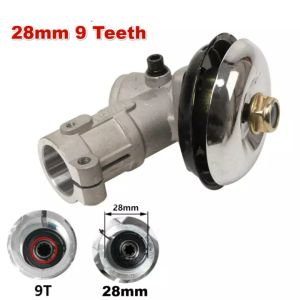 🔥Original+local delivery✅ 26mm/28mm 9 spline Trimmer Gearhead Gearbox Brushcutter Trimmer Gearbox Gearhead Brush Cutter Grass Trimmer Replace Universal Brushcutter For Strimmer Brush Cutter Garden Tool