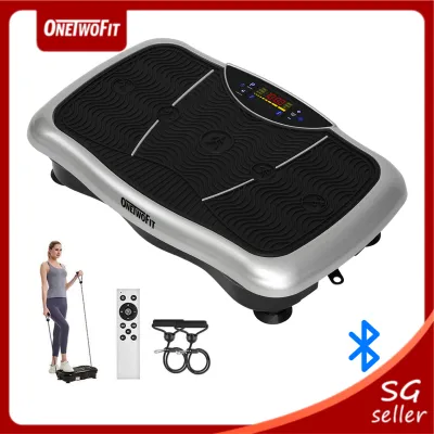 OneTwoFit Premium Fat Shaking Machine with Bluetooth small household body shaping machine fat-burning and slimming whole body rhythm machine with tension rope