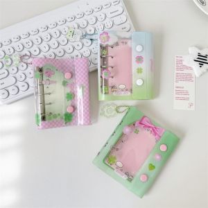MIRACLE HOME STORE Spiral Binder Looseleaf Notebook To do List Daily Planner Binder Inside Page Cute PVC Paper Refill School Supplies