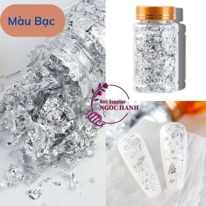 Giấy nhũ vàng bạc trang trí móng phong cách phụ kiện làm nail – P015