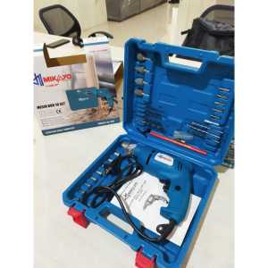 Bor Listrik 10mm Tangan Kayu Besi Electric Drill 10 mm Reversible Bolak Balik Variable Speed Mesin