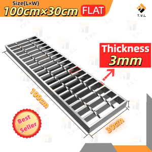 COD Galvanized Steel Grating Drainage Cover Floor Drain Industrial Hot-Dipped Galvanized rainwater grate