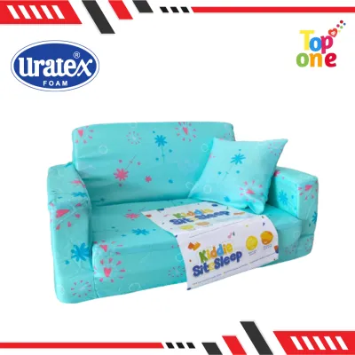 Kids sofa bed sit and sleep sofa bed for kids (0-4 yrs old) soft comfortable 2 in 1 Flip Open Foam