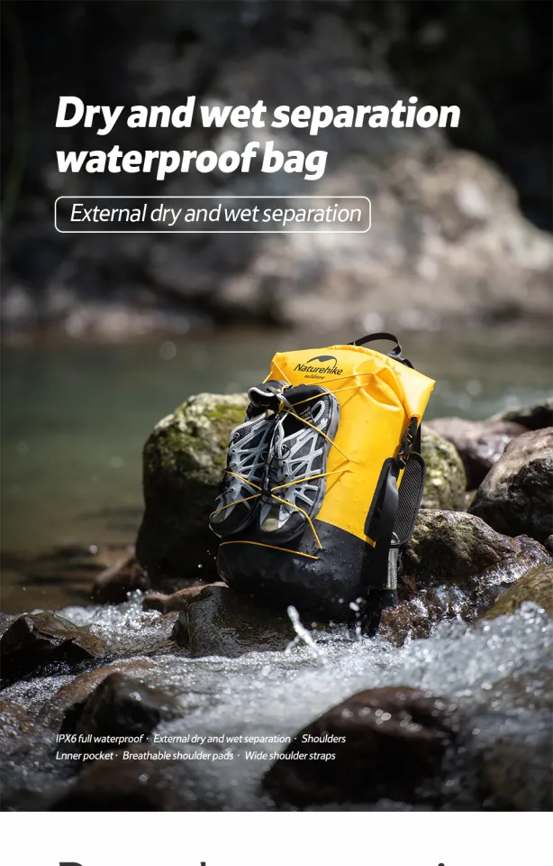 UPWELL 32L Waterproof Dry Bag Backpack - Submersible Floating Pack For Kayaking, Travel, Hiking, Swimming