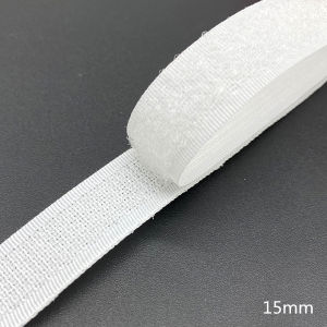 1 Pair 1 Meter (39 inches) 15mm-50mm Fastener Tape Velcros Hook and Loop Tape Cable Ties Sewing Accessories Non-Adhesive Back Nylon Fabric Tape Fastener for Bag Clothes Shoe DIY Craft