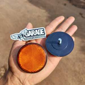 Mata Kucing dudukan plat nomer belakang KUNING mata kucing braket plat no variasi universal semua motor plat kualitas bagus