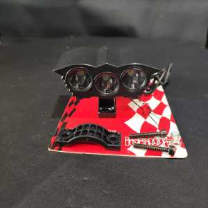 lampu tembak depan sorot LED 2 mata PM5 model petak headlamp angel mini nmax PCX Vario Mio Jupiter Vixion ninja satria ADV CB150 R