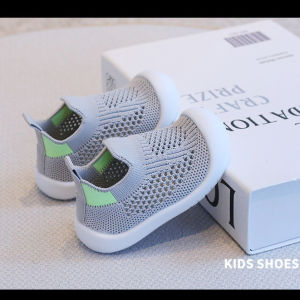 AODUOYAYA Toddler Walking Shoes Soft Sole Non Slip Flyknit Breathable Lightweight Indoor Outdoor All Season Socks Shoes