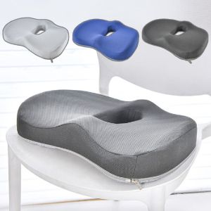 UMBRAULI Ergonomic Hemorrhoid Seat Cushion Non-slip Rebound Chair Pad for Long Sitting Thickened Soft Car Seat Cushion Four Seasons