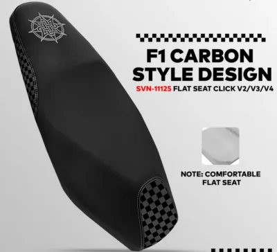 NMAX V2 NMAX V3 FLAT SEAT ASSY F1 CARBON STYLE DESIGN / SEAT ASSEMBLY FOR YAMAHA NMAX V2/V3 MOTORCYCLE【24 hours Delivery】COD
